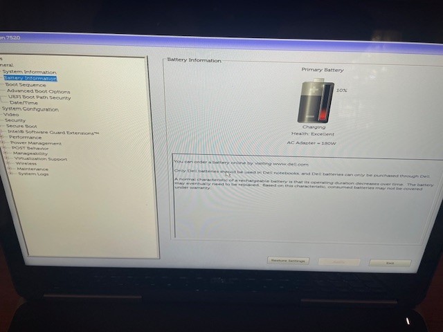 Dell Precision 7520 15.6″ XEON CPU E3-1545M V5 @2.9GHz 32GB, 512 SSD