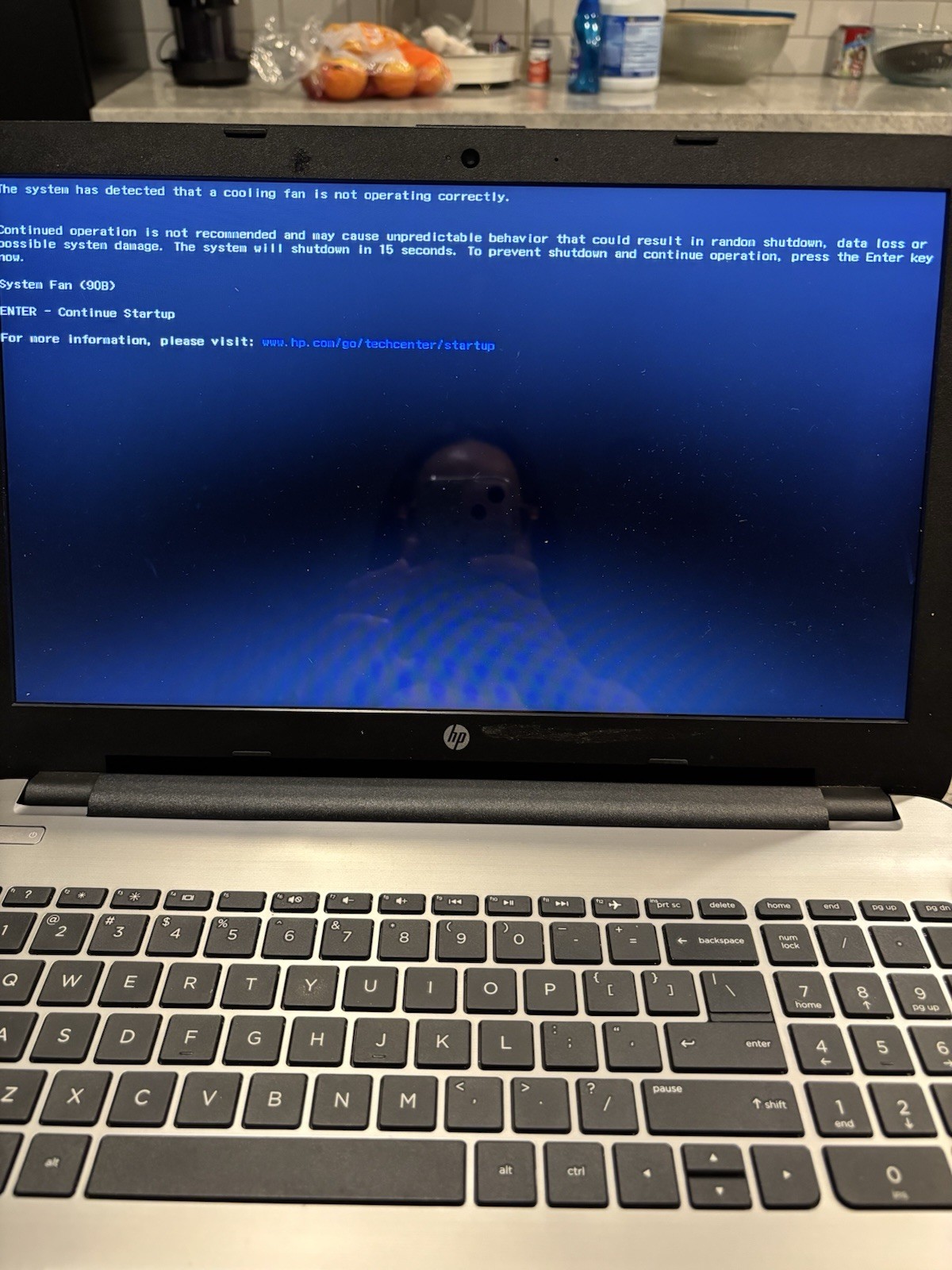 HP notebook Intel Core i5 Inside Laptop Windows 10 Touchscreen Damage
