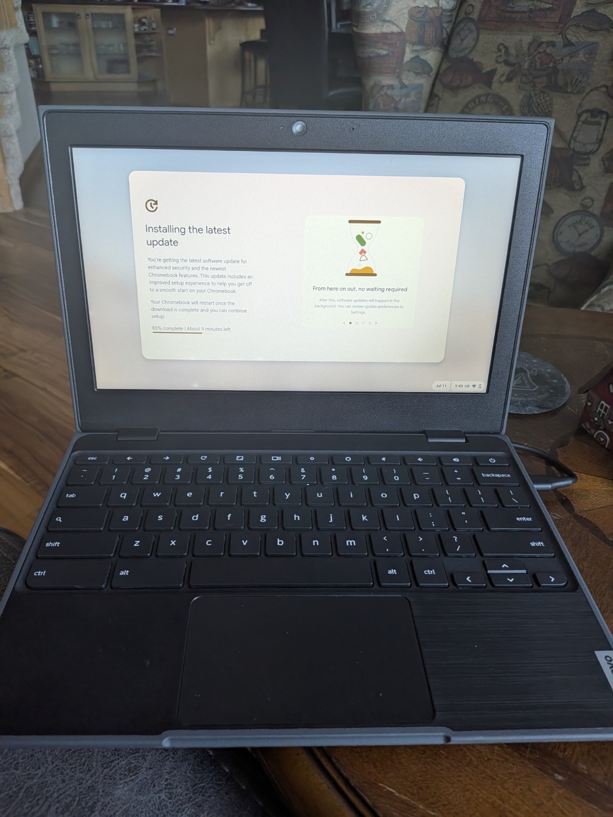 Lenovo 100e Gen 2 Chromebook 11.6″ AMD A4 4GB 32GB eMMC Chrome OS Black