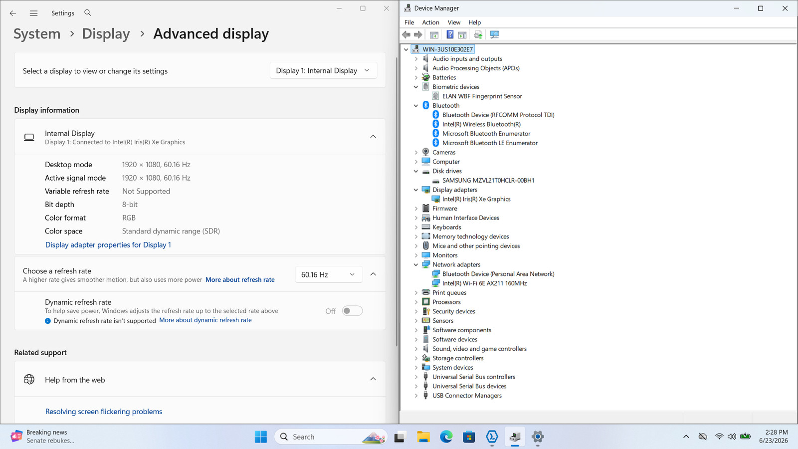 HP Envy x360 15-es2083cl 2-in-1 15″ FHD Touch I7-1260P 1TB 16GB W11 Backlit 75Hz
