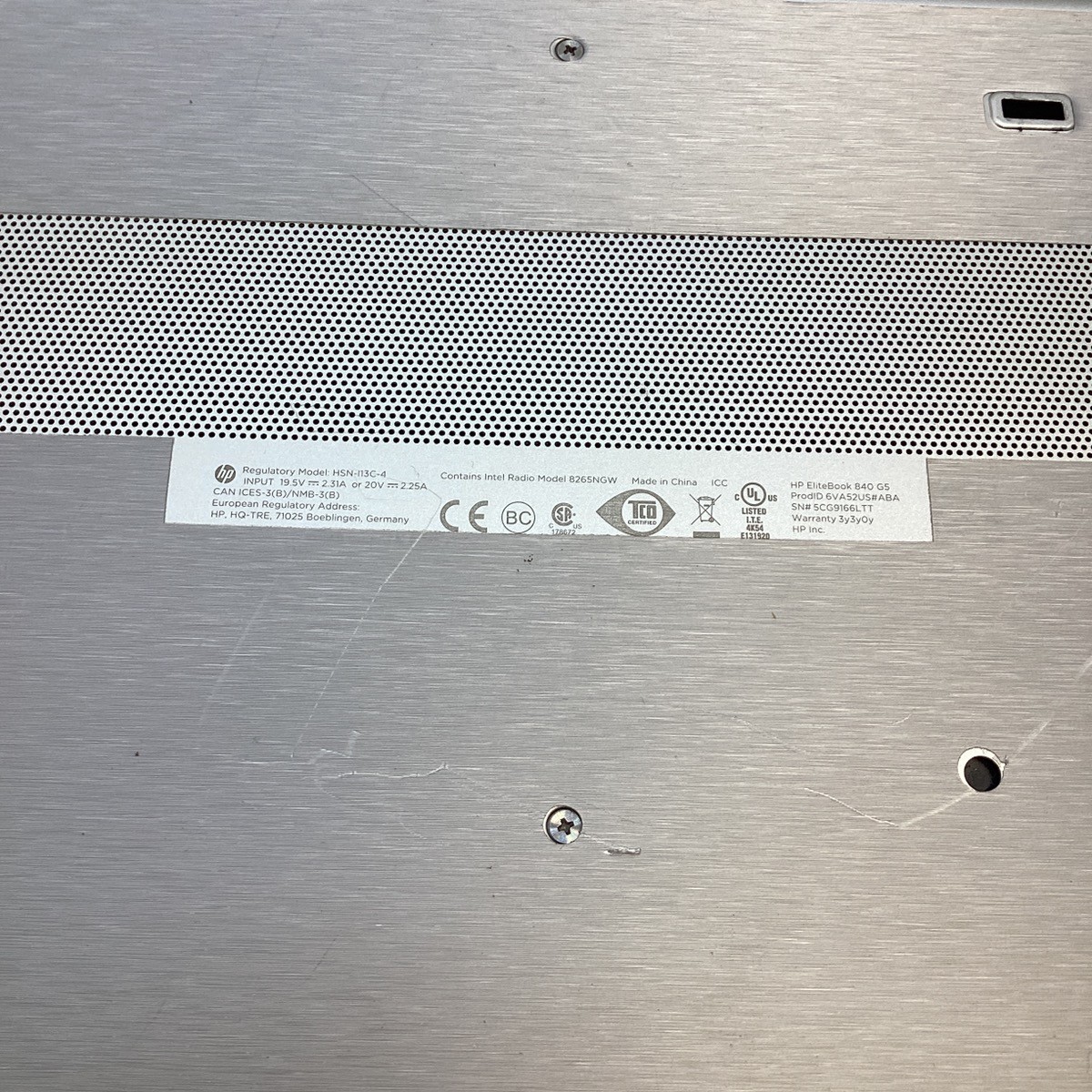 HP EliteBook 840 G5 i5-8350U 8GB Ram 256GB SSD (GO1067642)
