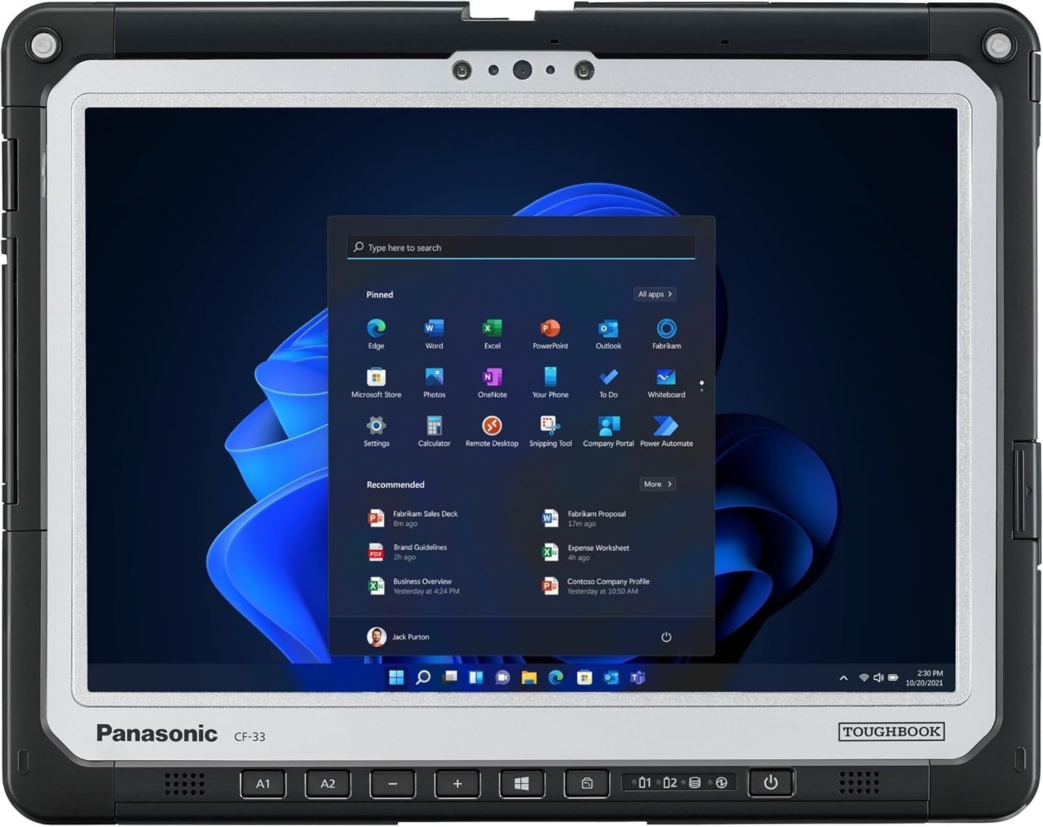 Panasonic Toughbook CF-33 12″ Inch Core i5-6300U 8GB RAM 256GB SSD Win10 Pro-2