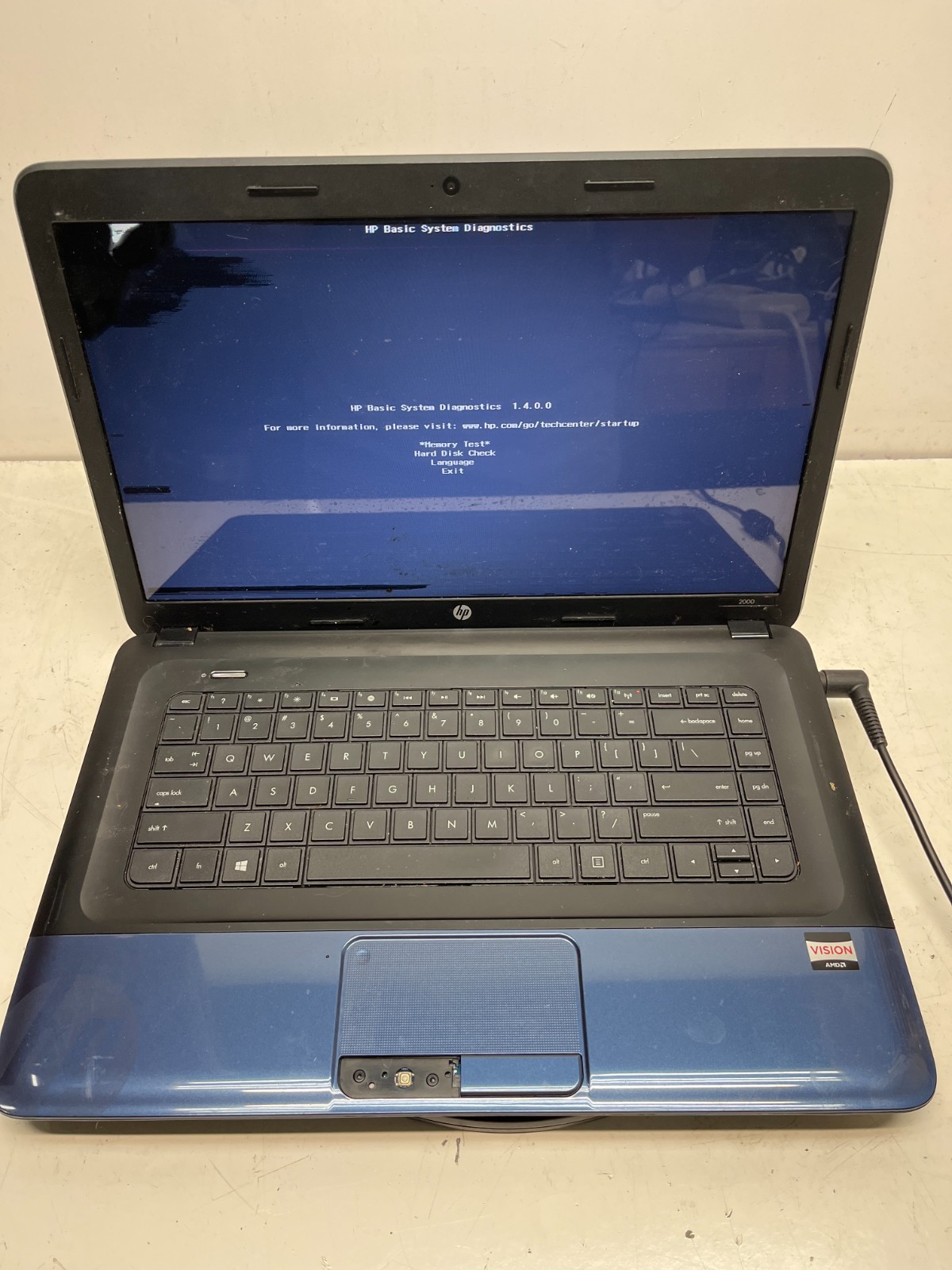 HP 2000-2b09WM AMD E-300 APU 1300MHz 2GB NO HDD