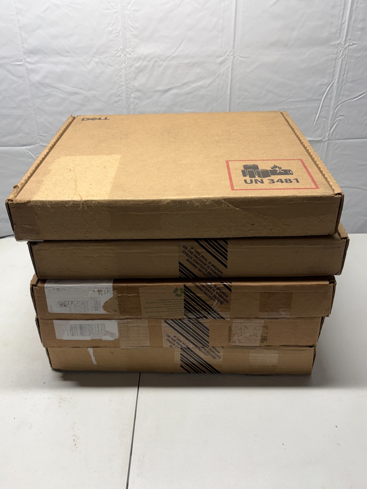 Lot 5 Dell Laptop Shipping Box – Empty Box – For 15 inch laptop