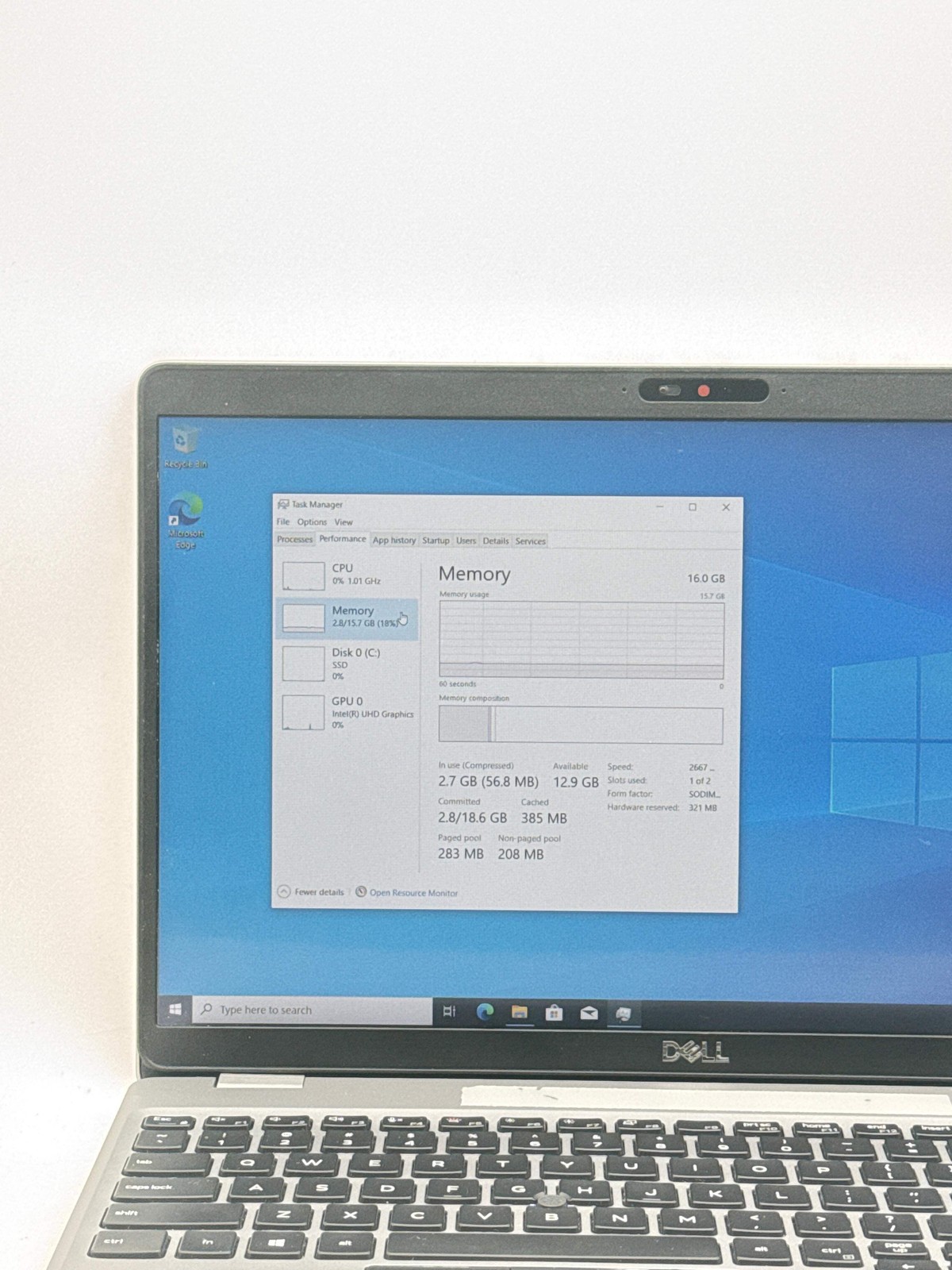 Dell Precision 3550 Laptop 15.6″ FHD Touch i5-10310U 16GB Ram 256GB SSD