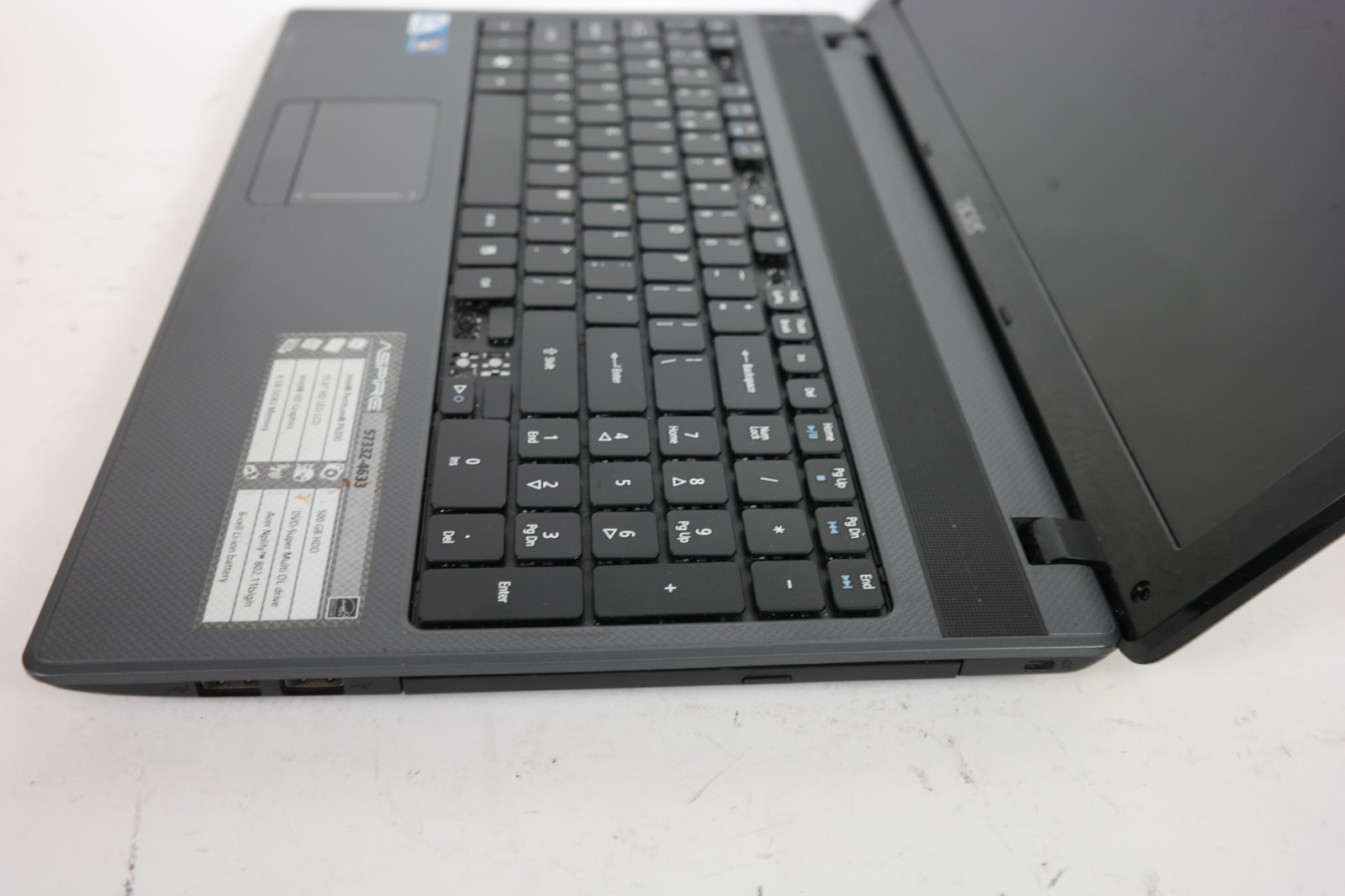 Acer Aspire 5733Z-4633 15.6″ Intel Pentium P6200– 4GB RAM – 500GB HDD – No Power