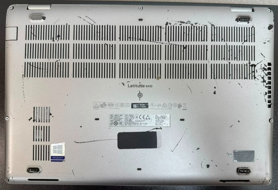 Dell Latitude 5410 Core i5-10310U 14″No SSD No RAM Missing Batt
