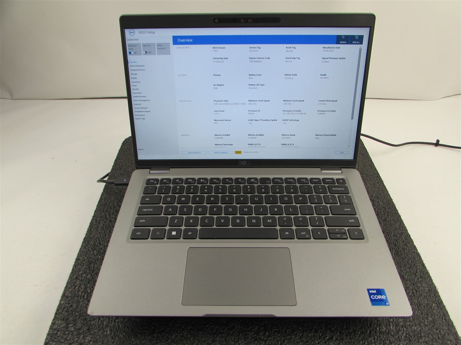 DELL LATITUDE 5430 1920X1080 FHD CORE I7-1265U 512GB SSD 16GB RAM NO O.S