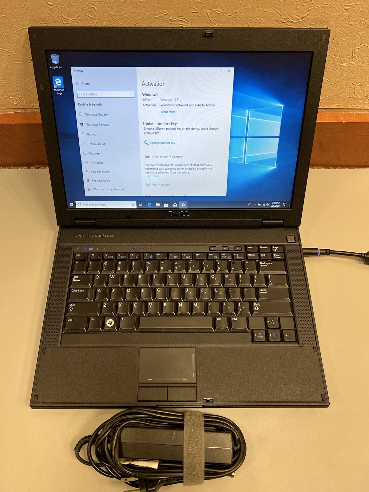 Dell Latitude E5400 14″ Core 2 Duo 2.0Ghz 3GB RAM 160GB HDD WIFI WIN 10