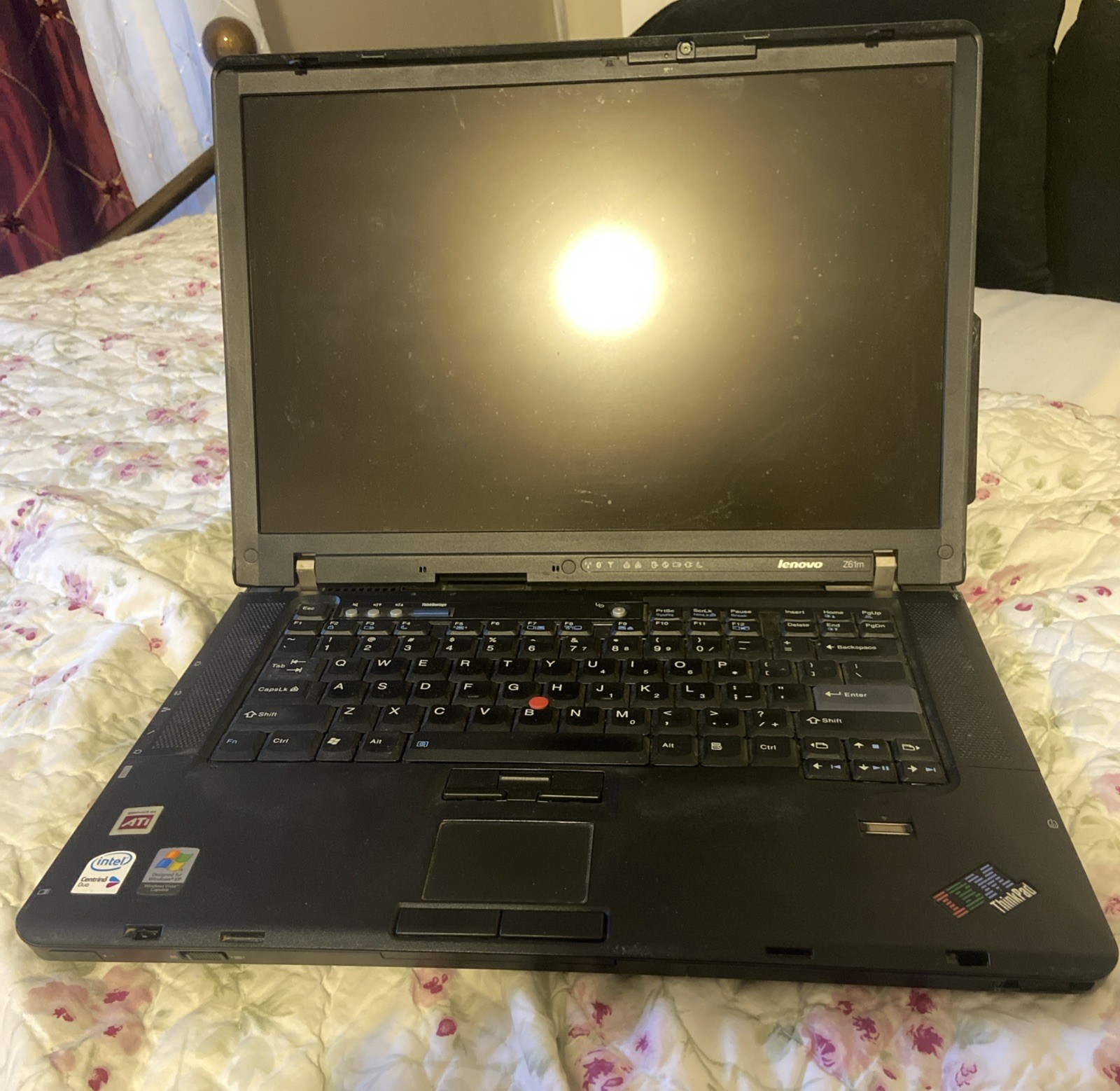 IBM Lenovo ThinkPad Z61m Titanium Lid 4GB RAM WORKING