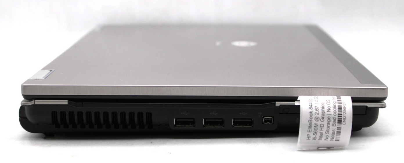 HP EliteBook 8440p i5-560M@2.67GHz 4GB DDR3 NO STORAGE/OS *USED/TESTED* *READ*