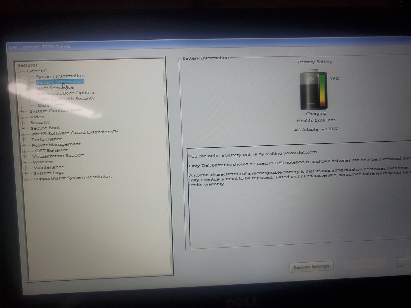 Dell Latitude 3390 (2-in-1) Intel i5 8250U 1.6GHz 8GB 256GB