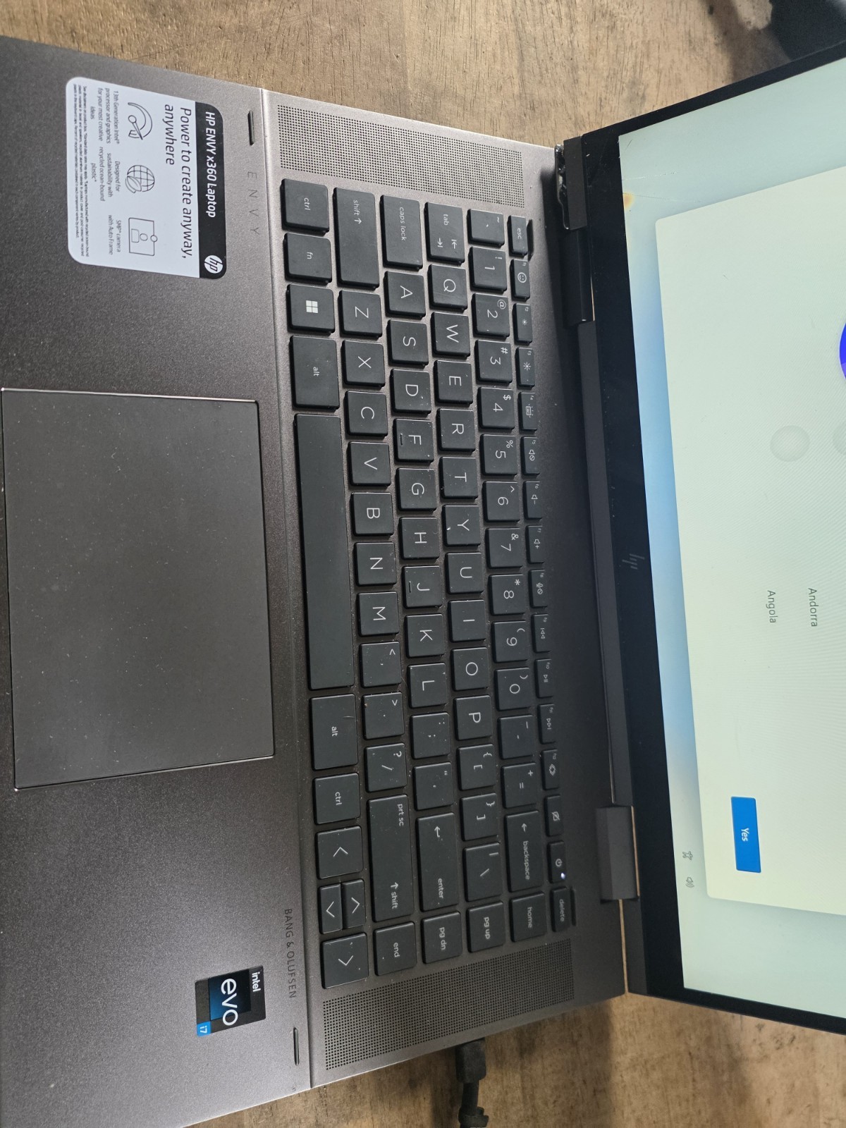 HP Envy x360 15-EW1073CL 15.6″ Touchscreen Laptop Intel Core 13th 32GB Hinge