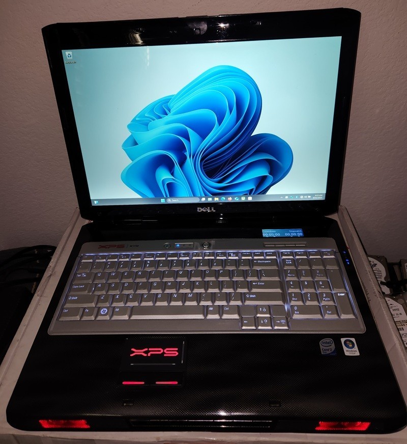 Dell XPS M1730, Intel® Core™2 Duo CPU 9300 @ 2.50 GHz, NVIDIA GeForce 8700M, 2TB