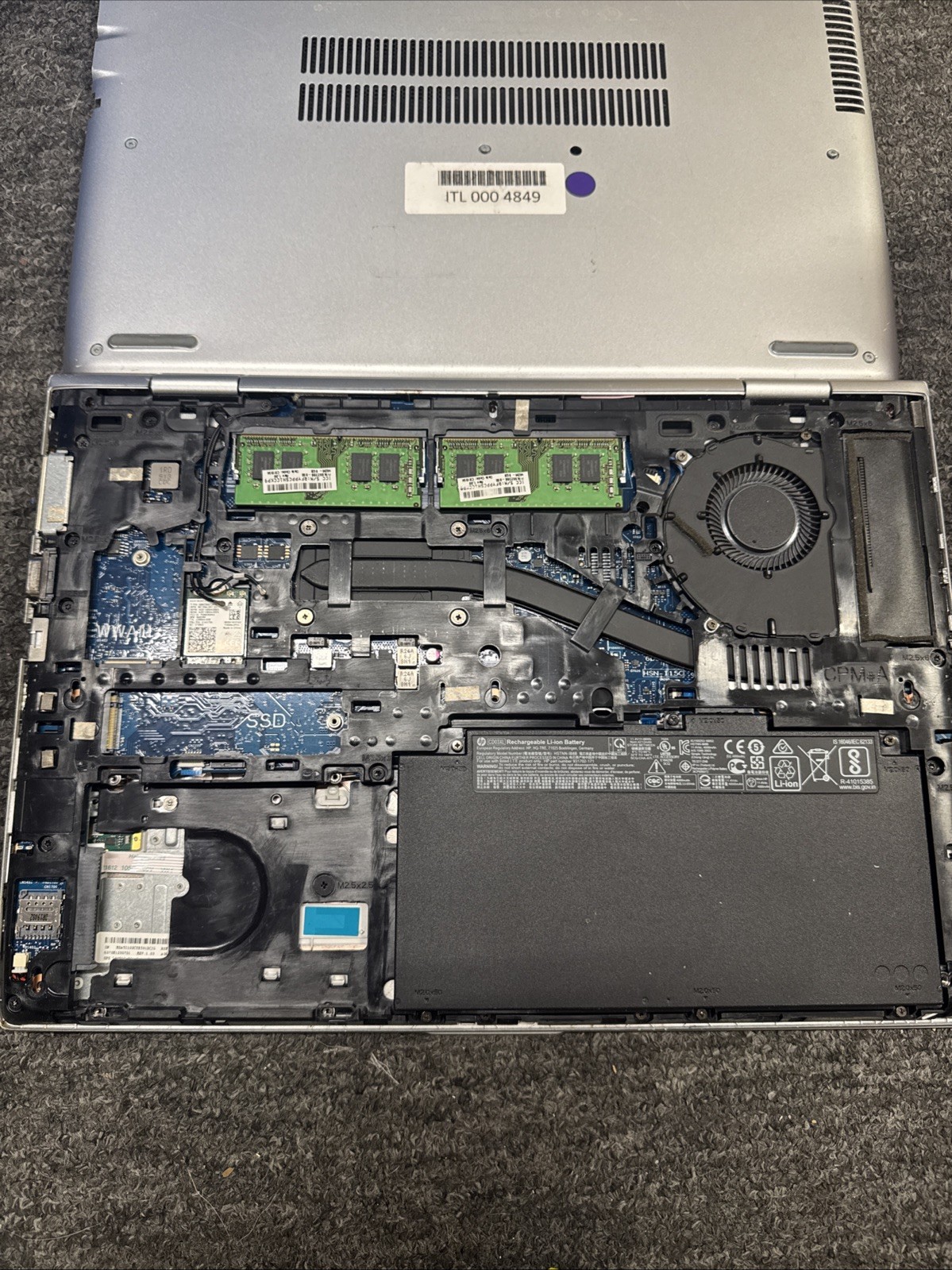 HP ProBook 645 G4 HSN-I15C Silver Parts Only Untested Dented See Below