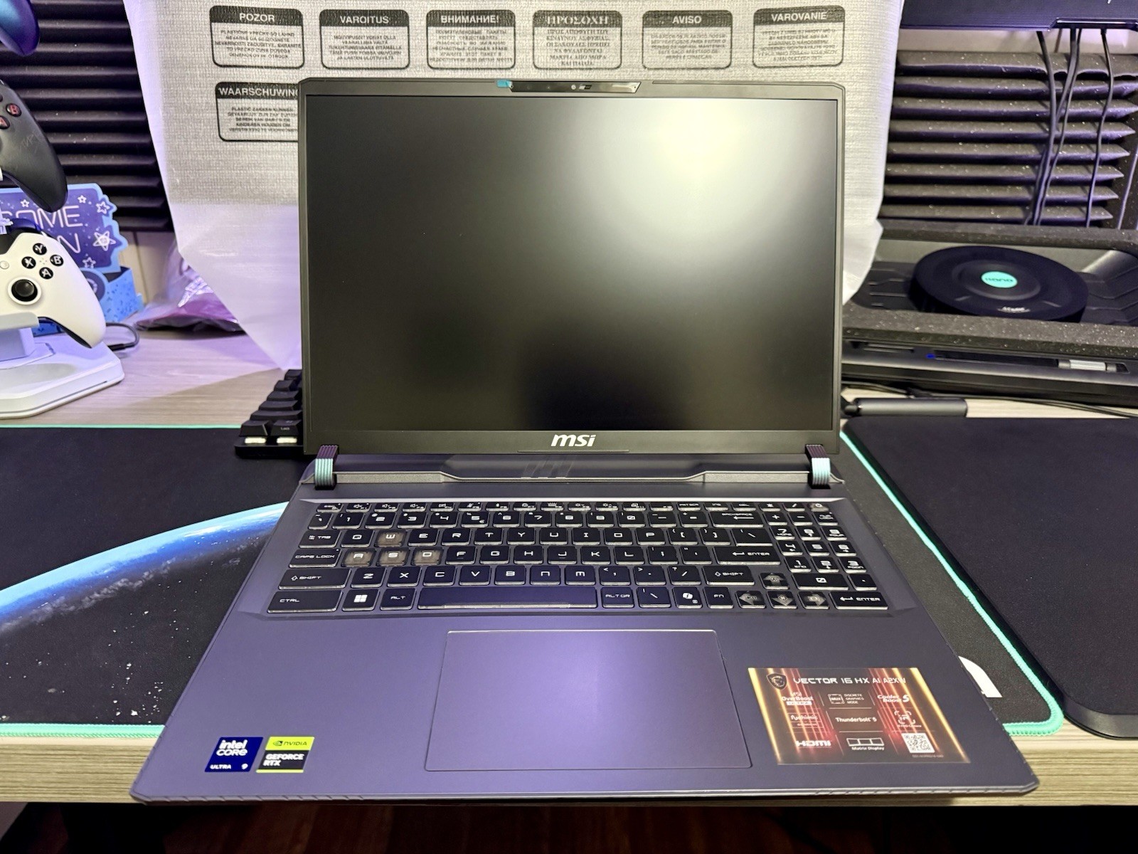 MSI Vector 16 HX – 16″ QHD+ 240Hz, Ultra 9 275HX, RTX 5080, 32GB RAM, 3TB SSD