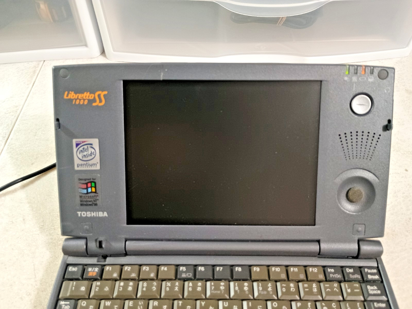 Toshiba Libretto SS1000 Intel 166MHz MMX 32 MB RAM *PARTS/REPAIR* AS IS USA SHIP