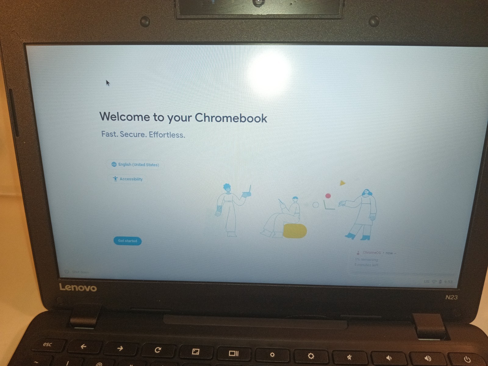 Lenovo N23 Chromebook Intel Celeron 1.60 GHz 4GB Ram 16GB with Charger