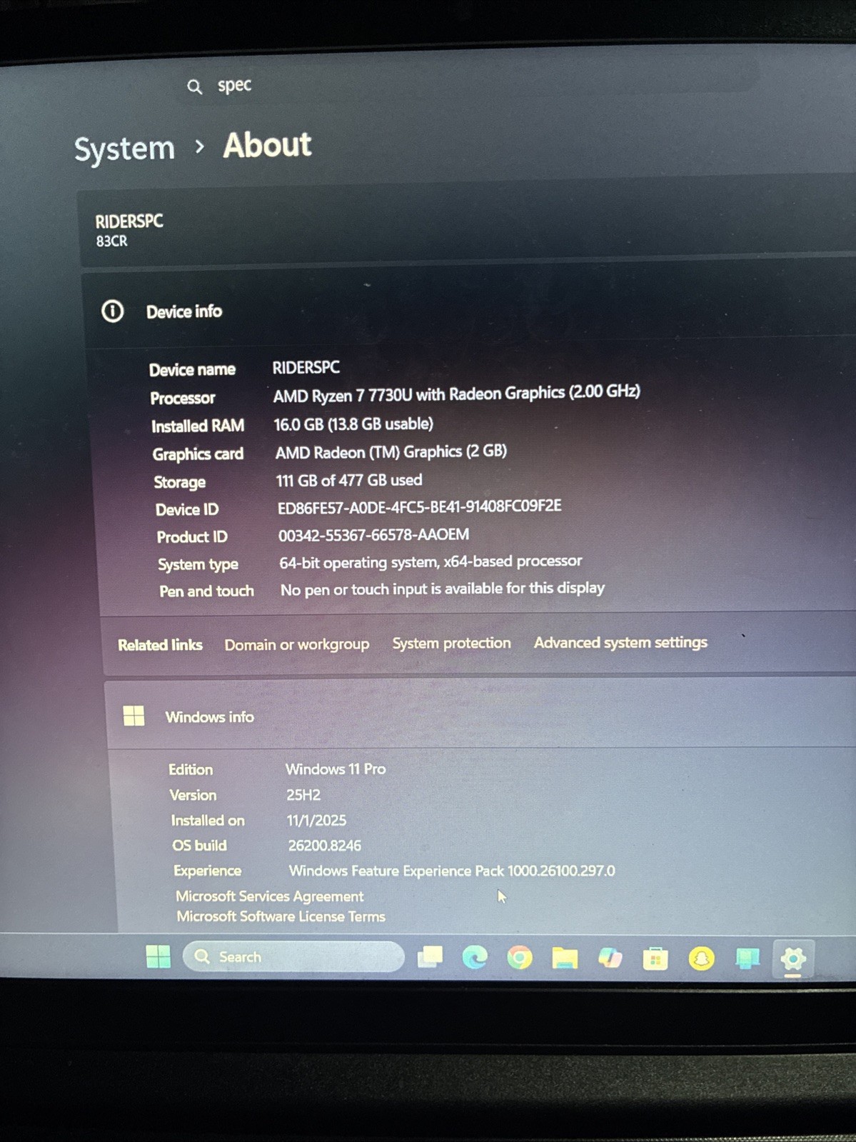 Lenovo V15 G4 AMN 83CQ0025US 15.6″ Notebook – AMD Ryzen 3 7320U – 16 GB/ 512 GB