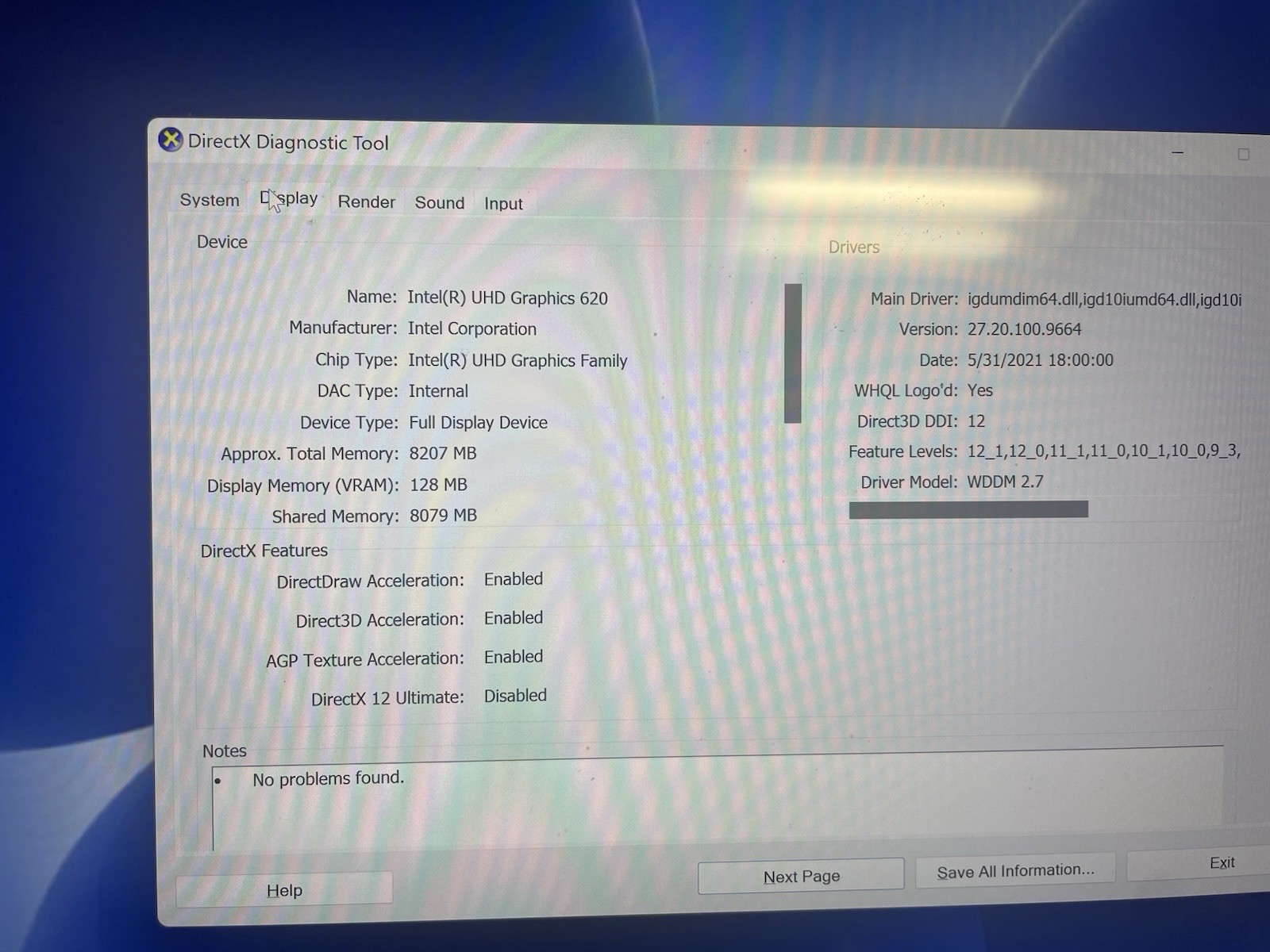 Dell Inspiron 7586 gaming laptop. Touchscreen 16GB RAM/512GB NVMe. NVIDIA MX150