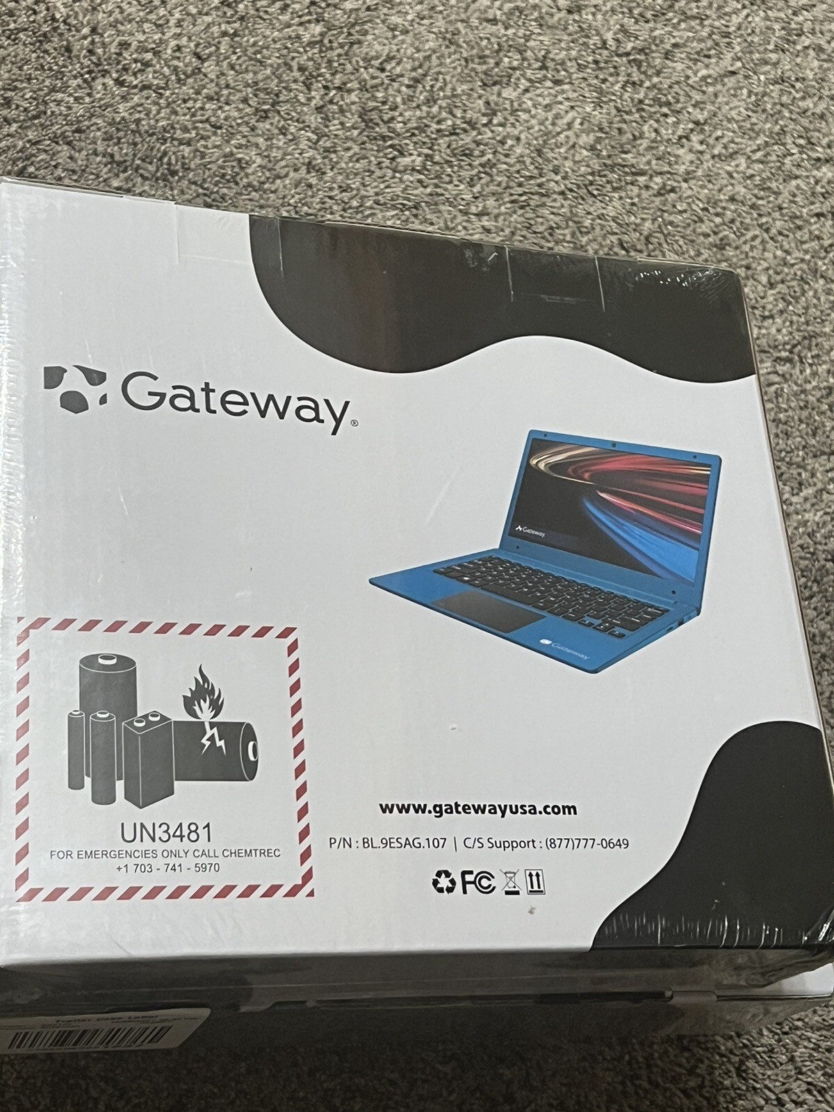 Gateway 11.6″ Ultra Slim Notebook HD Intel Dual Core 64GB eMMC 4GB RAM Micro 365