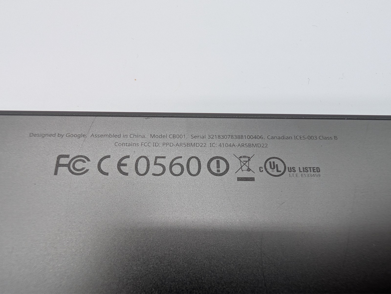 Google Pixel Chromebook CB001. For parts/Repair only. READ DESC