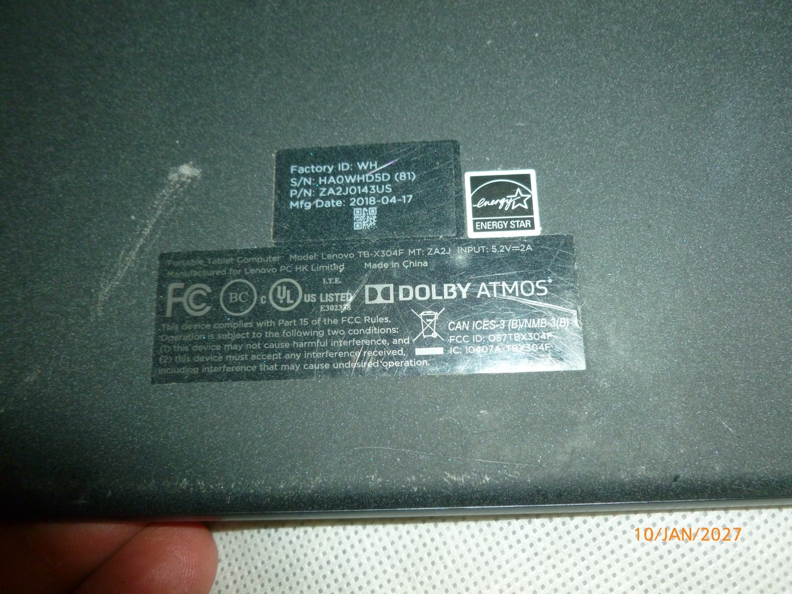 Lenovo Tab 4 10 TB-X304F 16GB Wi-Fi 10.1in Android Tablet