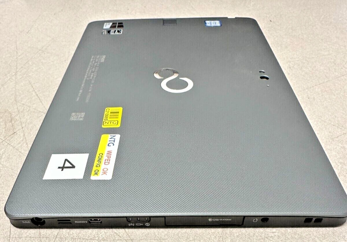 Fujitsu Stylistic Q616 Core M5-6Y54 4GB RAM 128GB SSD win 10 Works/Looks Good