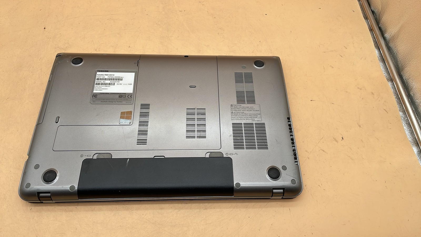 Toshiba Satellite P855-S5312 15.6-Inch Intel Core i5 Laptop No HDD Unit