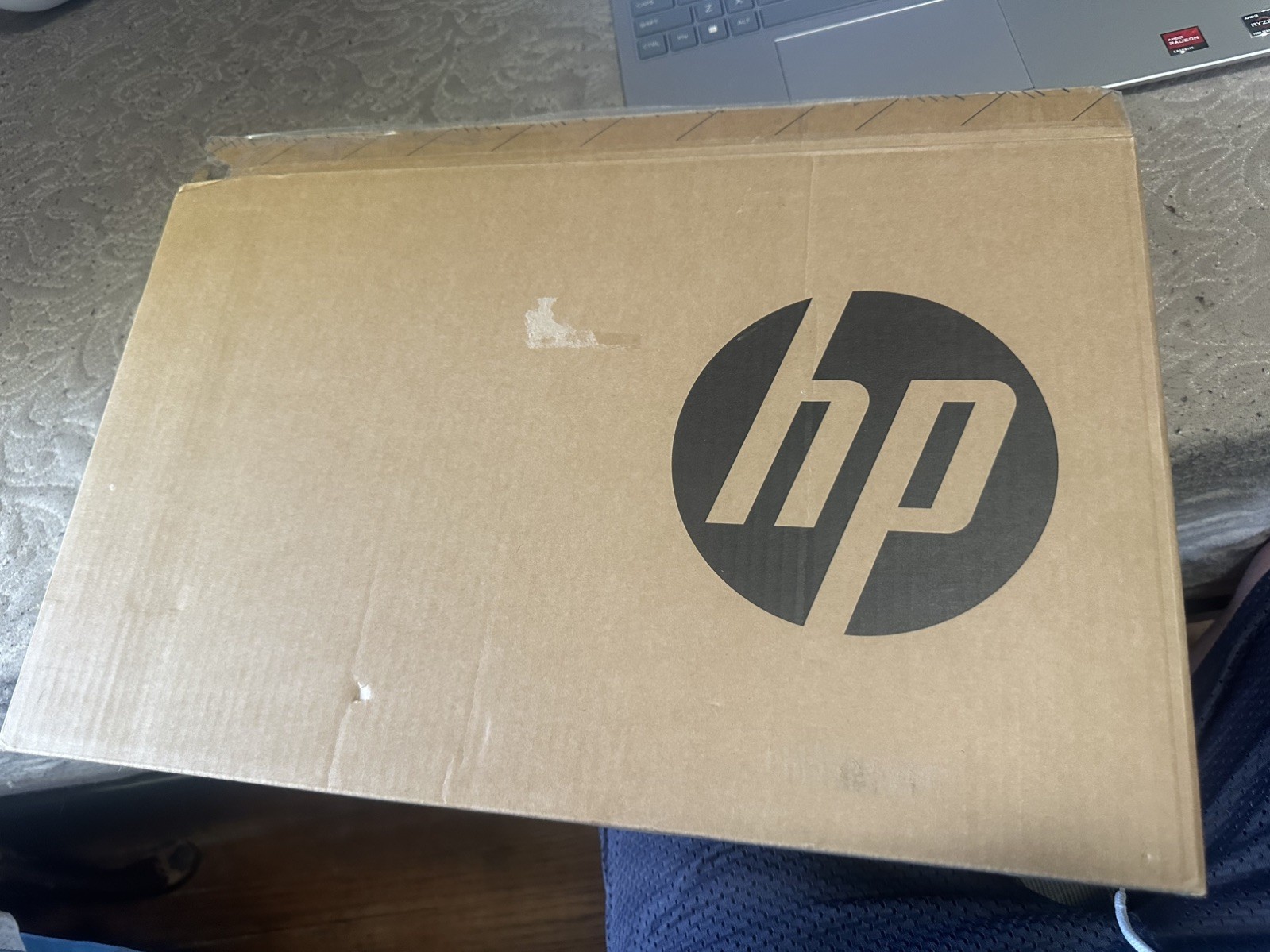 Slightly Used Silver HP Laptop Ryzen 700 Series Graphics 8 GB