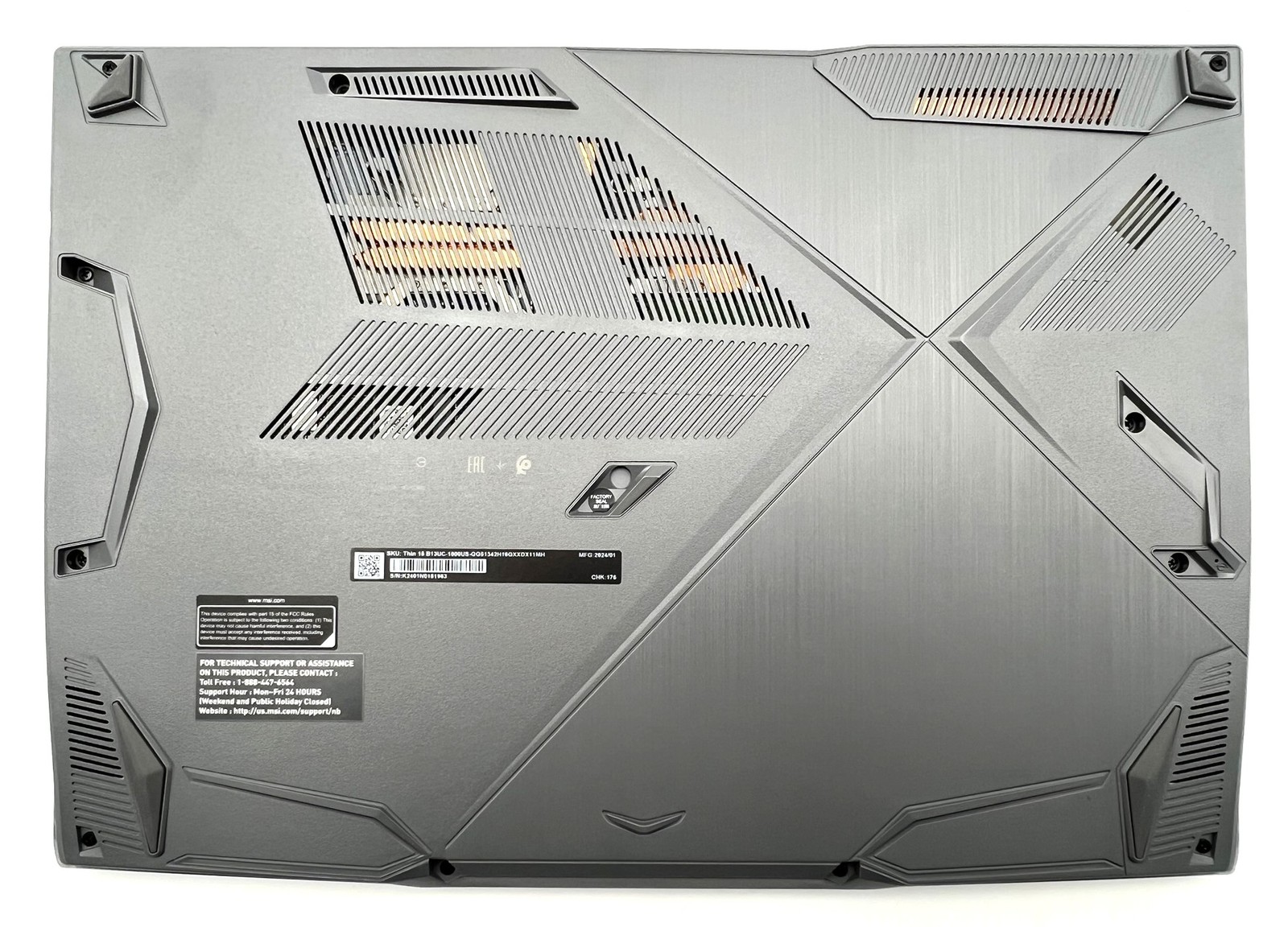 MSI Thin 15 15.6″ – i5-13420H – 16GB RAM – 512GB SSD – THIN15131000