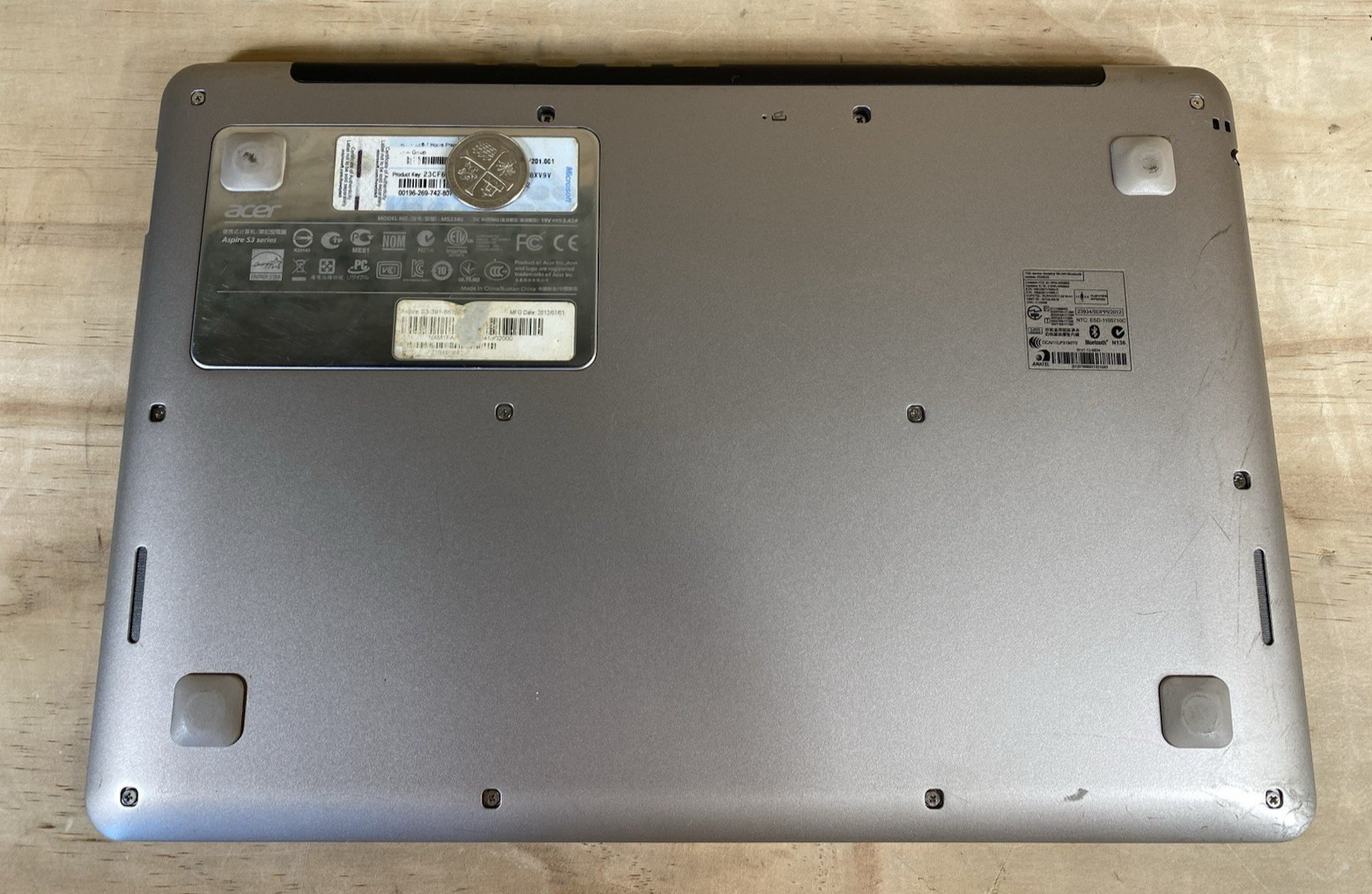 Acer Aspire s3 series Intel core I3@4gen FOR PARTS ONLY