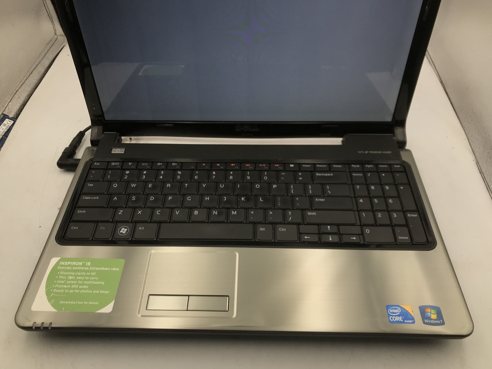 DELL INSPIRON 1564 – FOR PARTS/REPAIR – INTEL I3 330M – NO RAM – READ DESC – BB!
