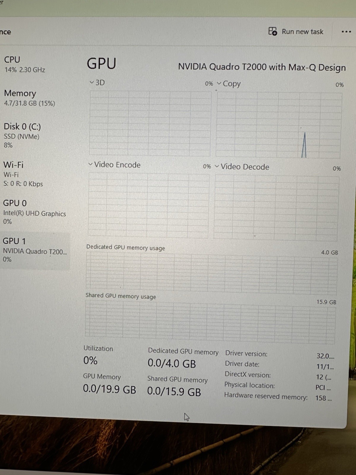 DELL PRECISION 5550 15″ i7 2.30GHz 32GB RAM 512GB SSD NVIDIA T2000 MAX-Q