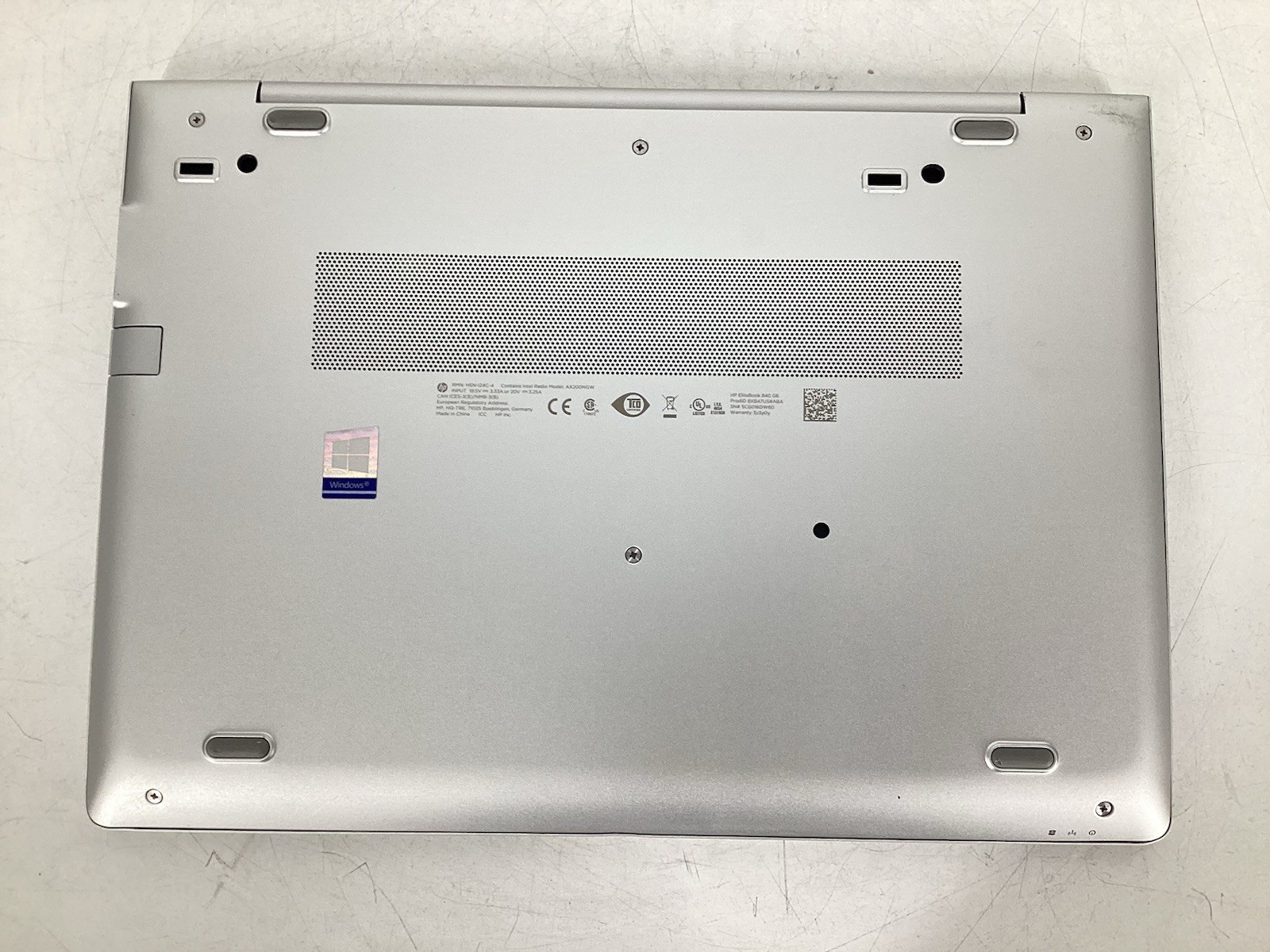 HP EliteBook 840 G6 14″ (i7-8665U @1.90GHz, 8GB RAM 256GB NVMe No OS) No AC