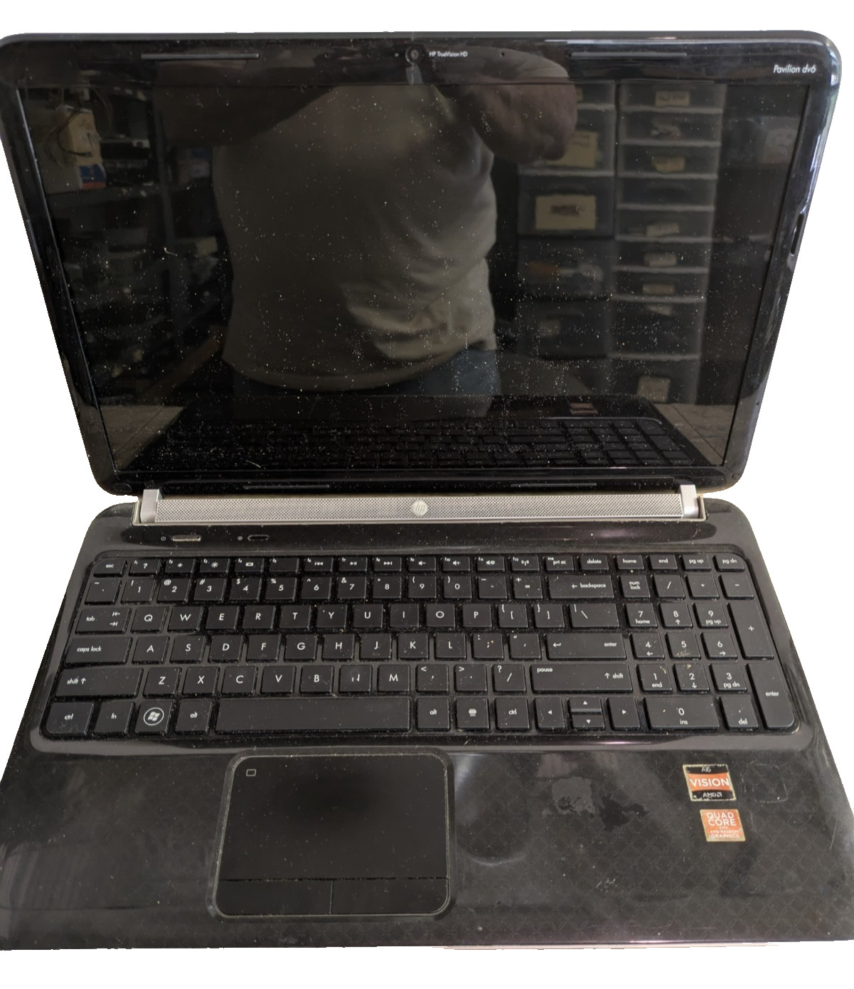 HP Pavillion dv6-6110US Laptop – AMD A6 3400Ms POST to BIOS, 2GB, no SSD, PS DVD