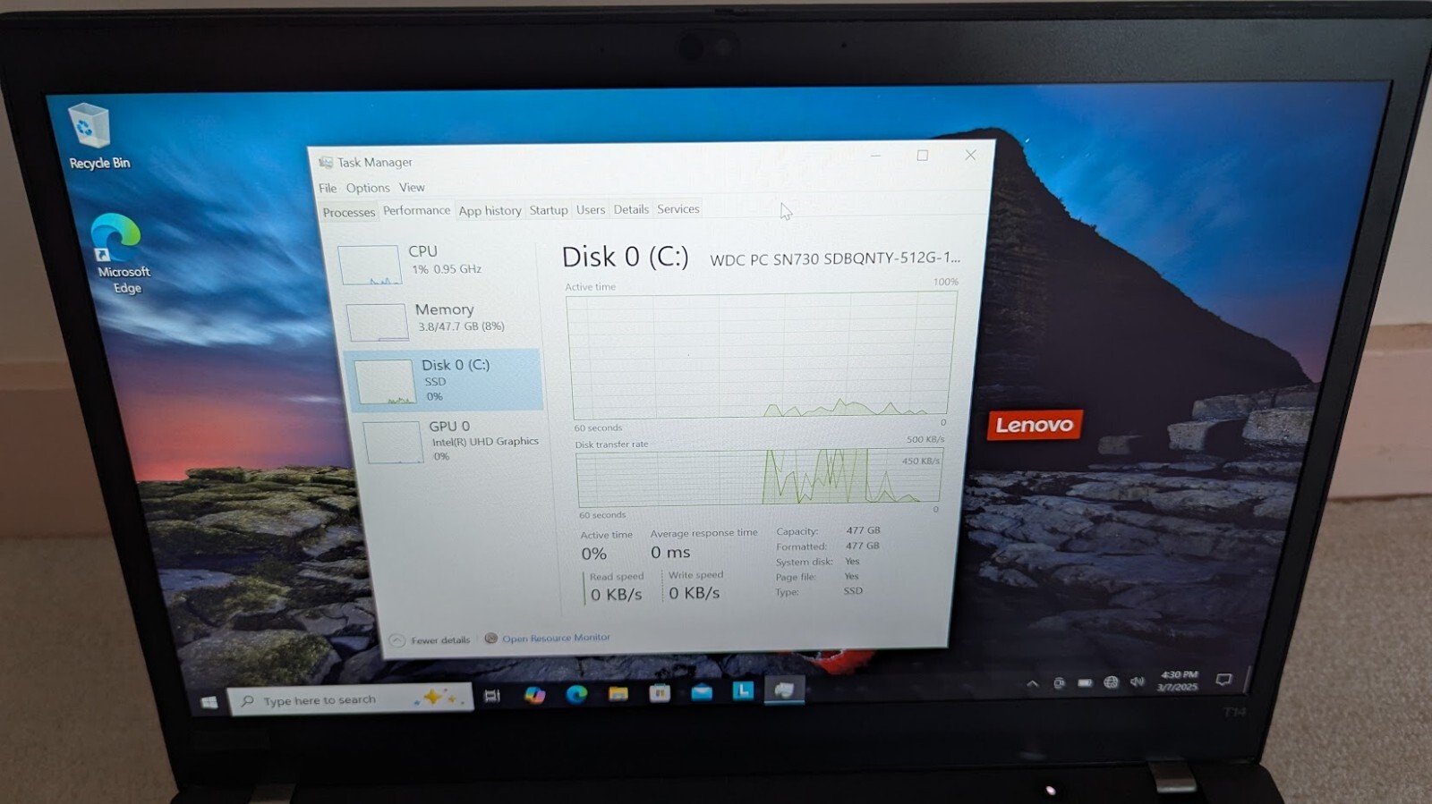 Lenovo T14 G1 i7-10610U 48GB RAM/500 GB SSD – Win 10 Pro TOUCHSCREEN
