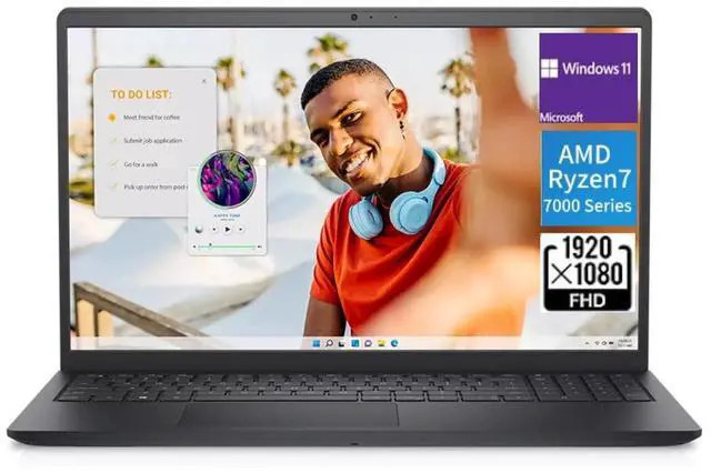 Dell Inspiron 15.6 FHD Touch Ryzen 7 7730U Radeon 16GB RAM 1TB SSD W11 Pro