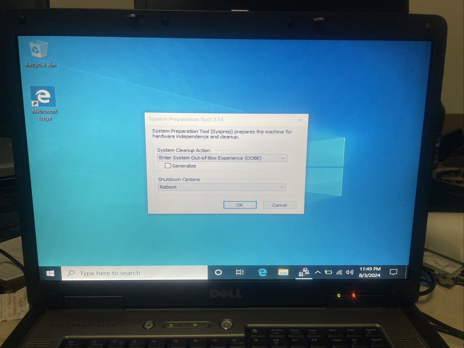 Dell Precision M90 Laptop 2GB RAM – Boots to BIOS – AS IS