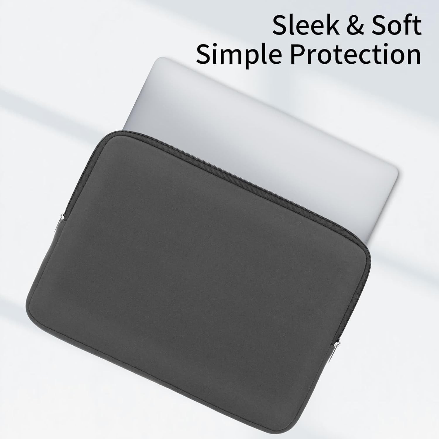 15.6 Inch Laptop Sleeve Protective Case Soft Carrying Zipper Bag Cover for 15.6″