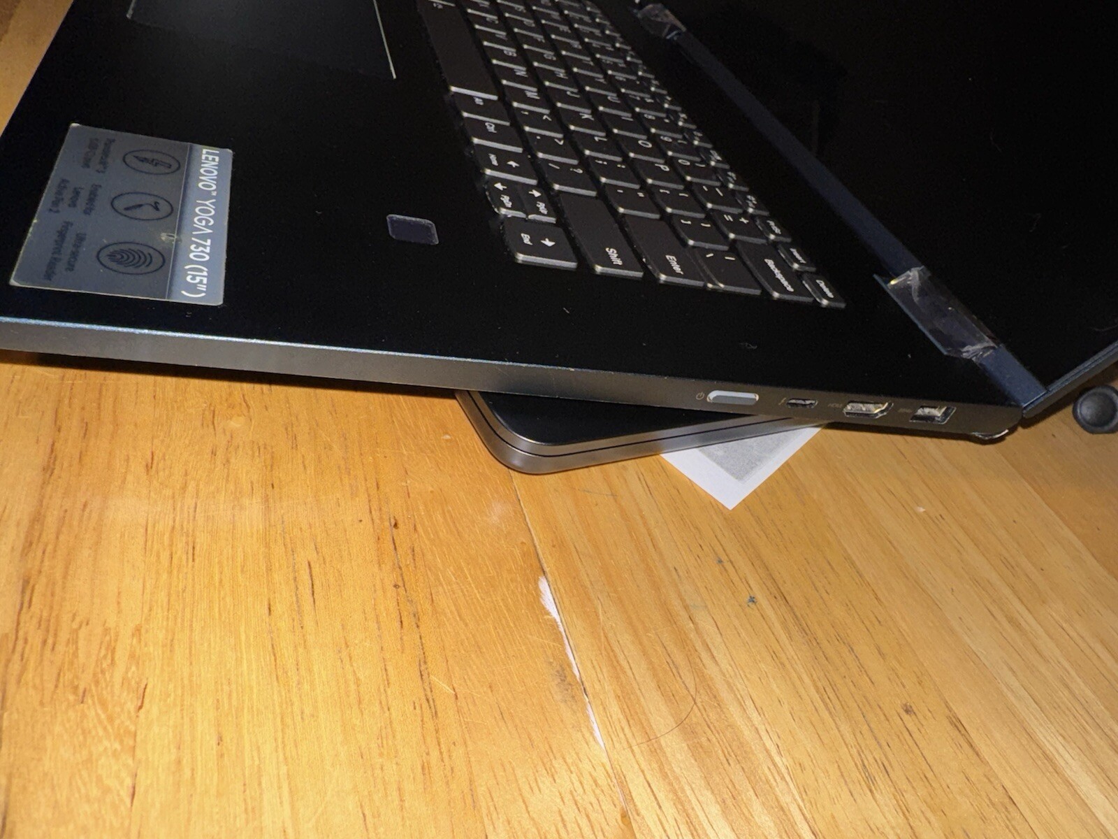 Lenovo Yoga 730 2 In 1 15.6 i7 8th Gen 8GB 256 GB SSD Abyss Blue FOR PARTS ONLY