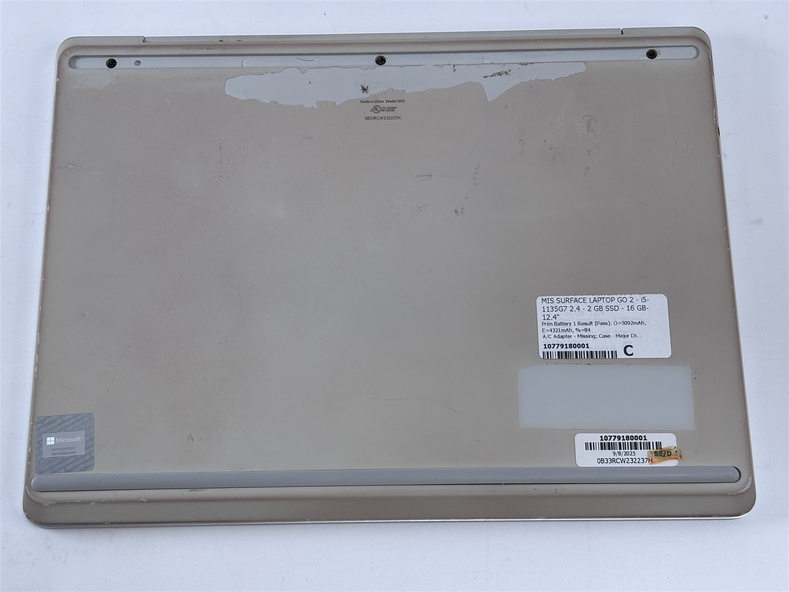 Microsoft Surface 12.4″ Laptop Go 2 Core i5-1135G7 2.4GHz 16GB 256GB SSD