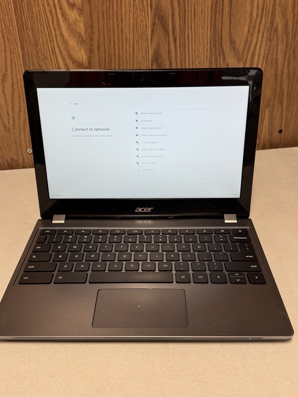 Acer Chromebook C740-C4PE 11.6” Laptop ChromeOS | Battery Good |