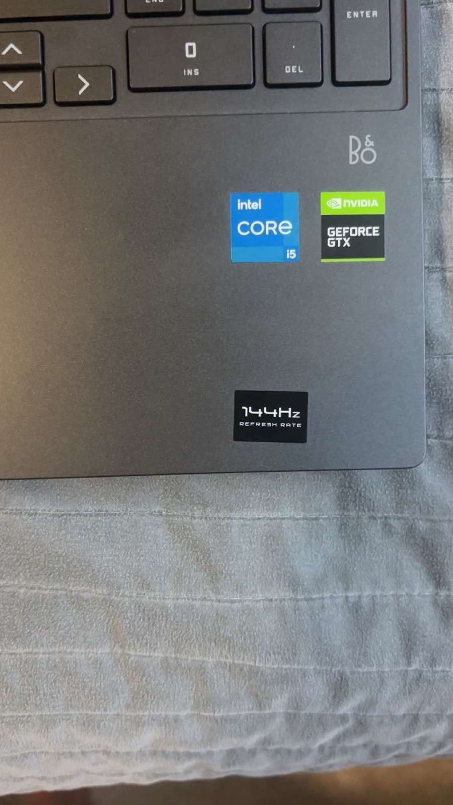 HP Victus Gaming Laptop Intel Core i5 GeForce GTX 144Hz 15.6in Windows Gray