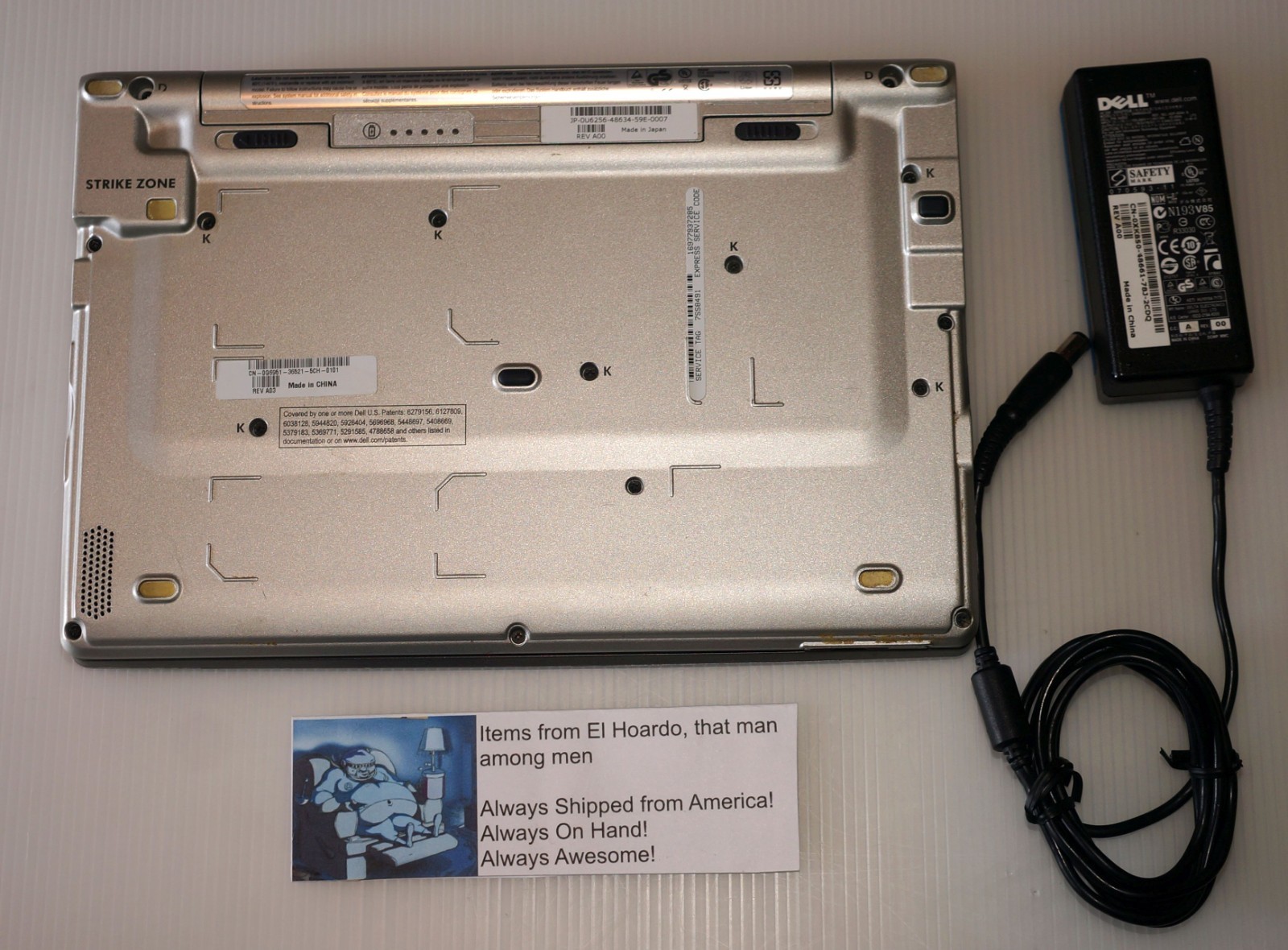Dell Latitude X1 1.1Ghz Pentium M 1.25GB Ram 30GB HDD Windows XP Pro 32 Bit