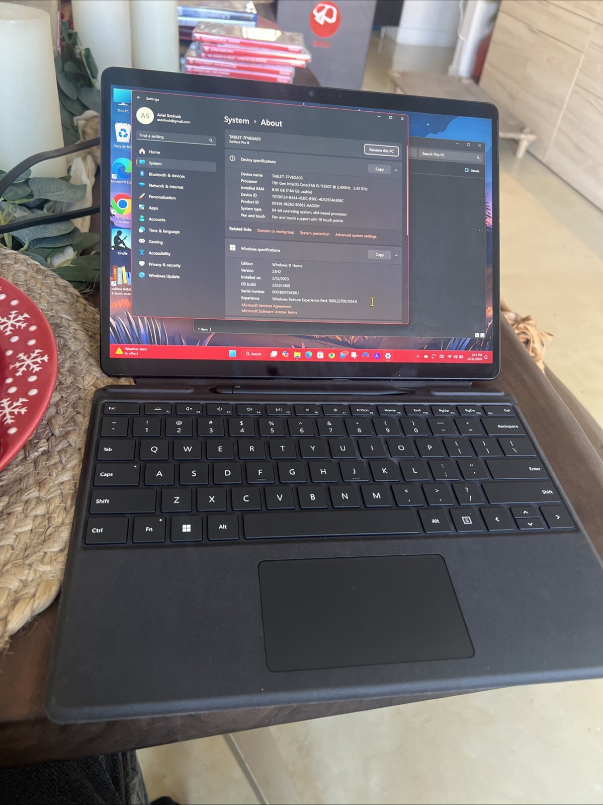 Microsoft Surface Pro 8 13″ (256GB SSD, Intel Core i5 11th Gen., 2.40 GHz, 8GB)