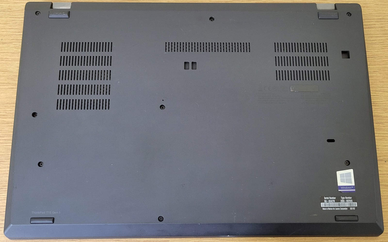 Lenovo ThinkPad T15 Gen1 i5-10210U 1.60GHz 16GB 256GB NVMe No OS