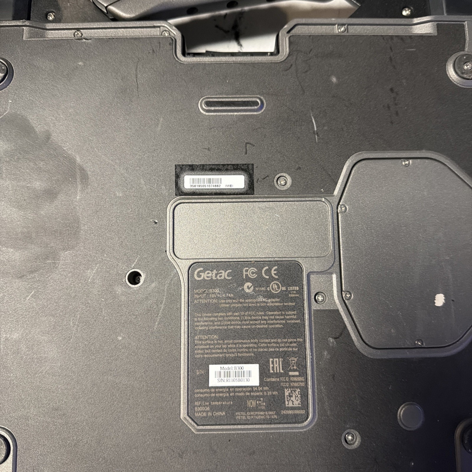 Lot of 6 Getac B300 G6 Rugged Laptop i7-6600u 2.60GHz 8GB RAM No HD
