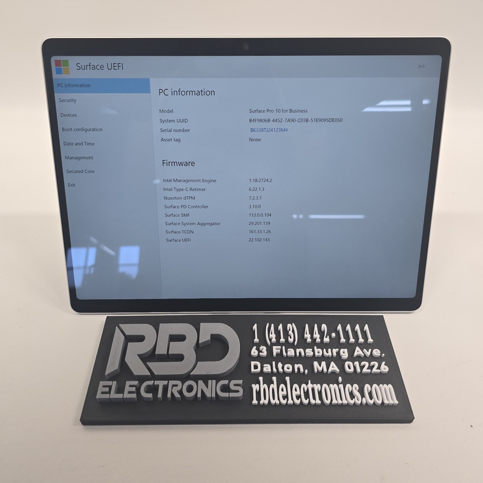 Microsoft Surface Pro 10 Ultra 7 165U 16GB 512 NO OS/AC – Tablet Only