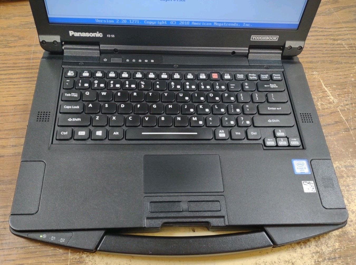 Panasonic ToughBook FZ-55 W/ i5-8365U, 256GB SSD, 16GB RAM. NON TOUCH